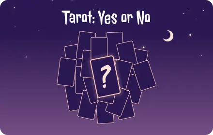 Little banner: yes or no tarot